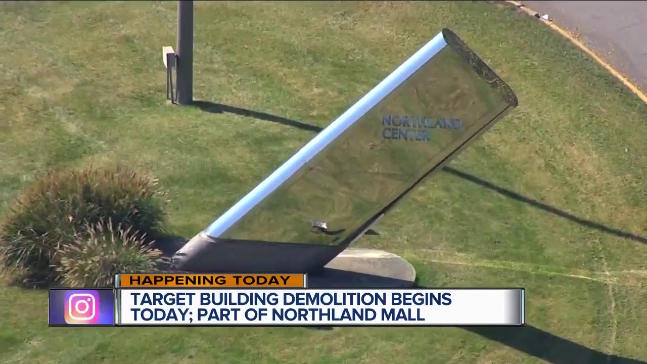 Target building demolition begins today at Northland Center