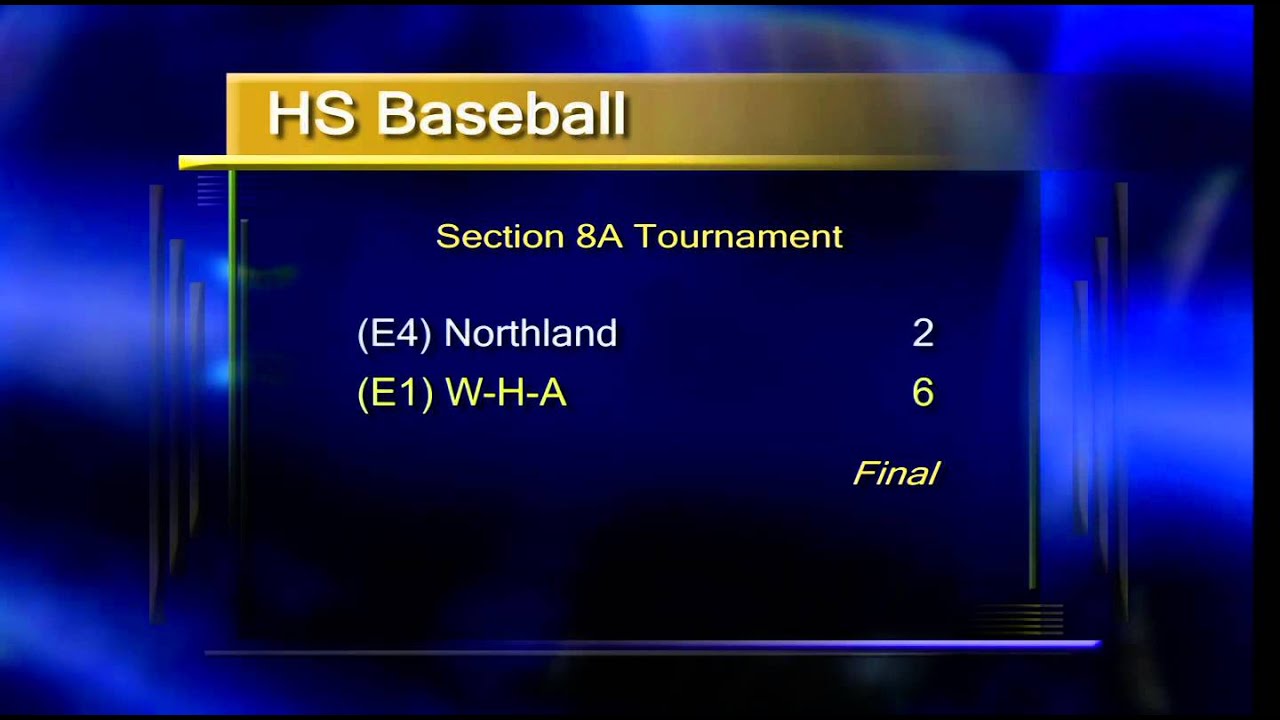 HS Baseball W-H-A vs Northland – Lakeland News Sports – May 29, 2014