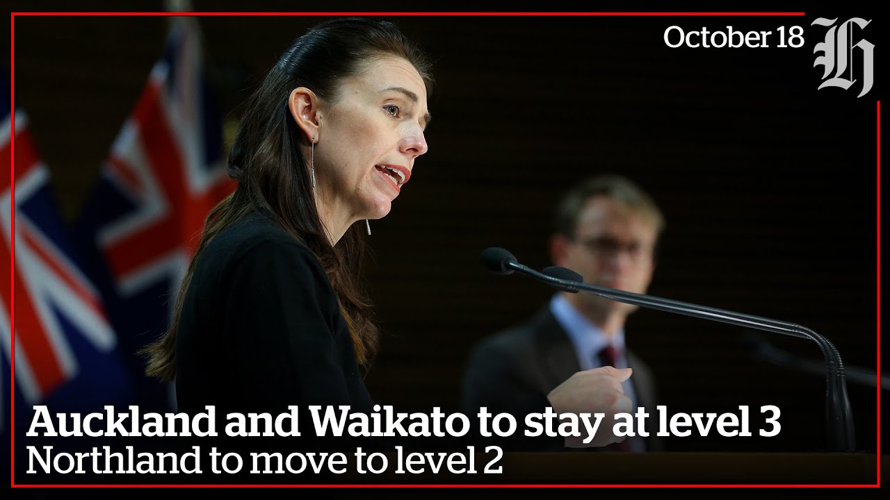 Auckland and Waikato to stay at level 3, Northland moves to level 2