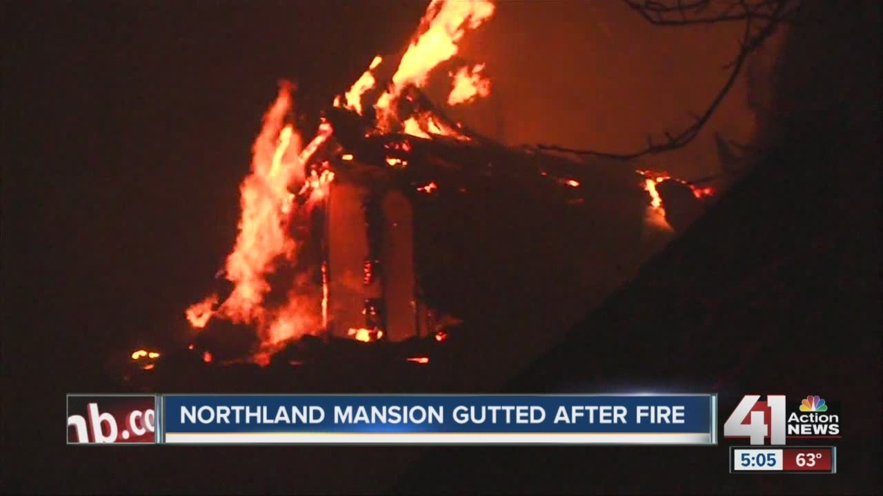 Northland mansion gutted after fire