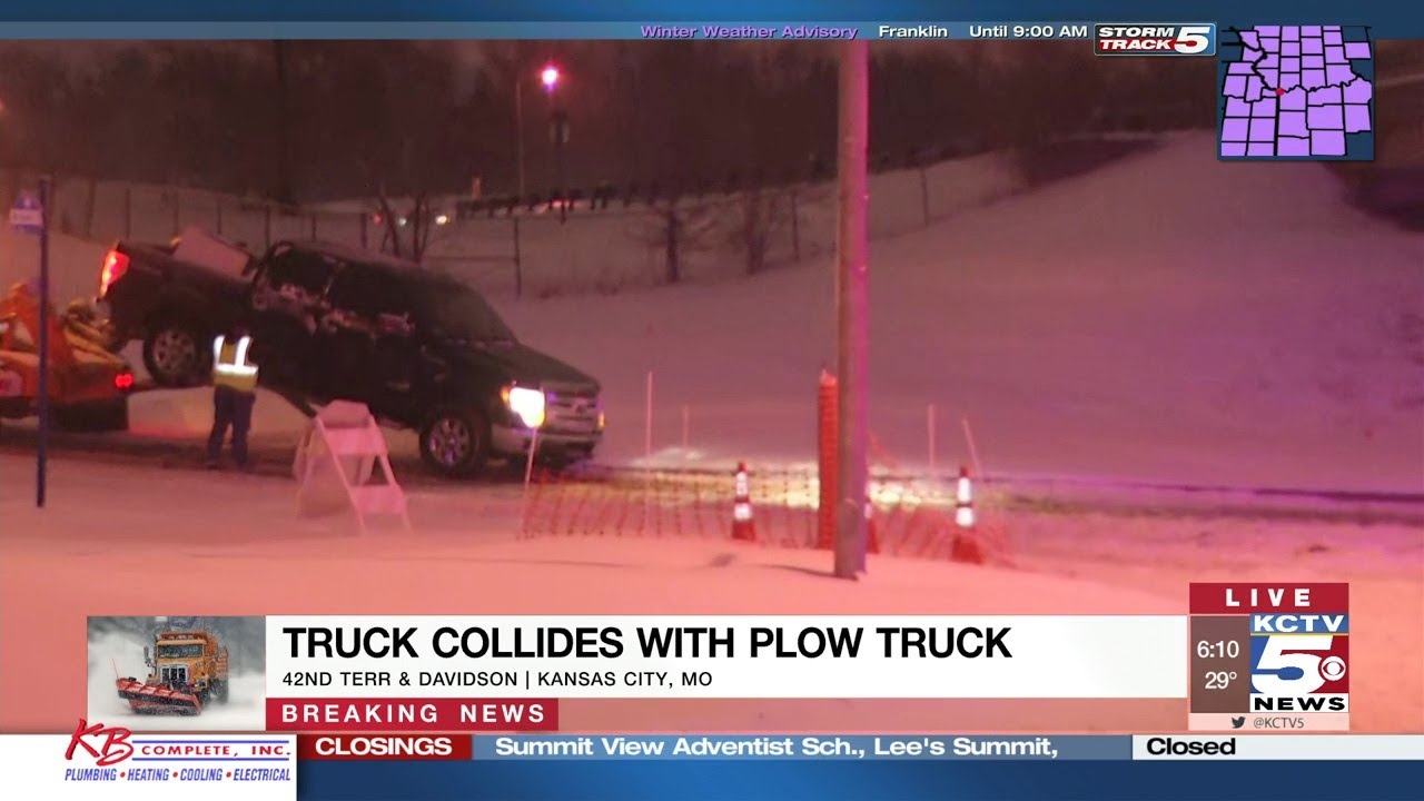 1 hurt after pick-up collides with snow plow in Northland