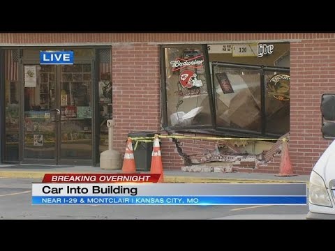 Northland gas station remains open after car slams into storefront