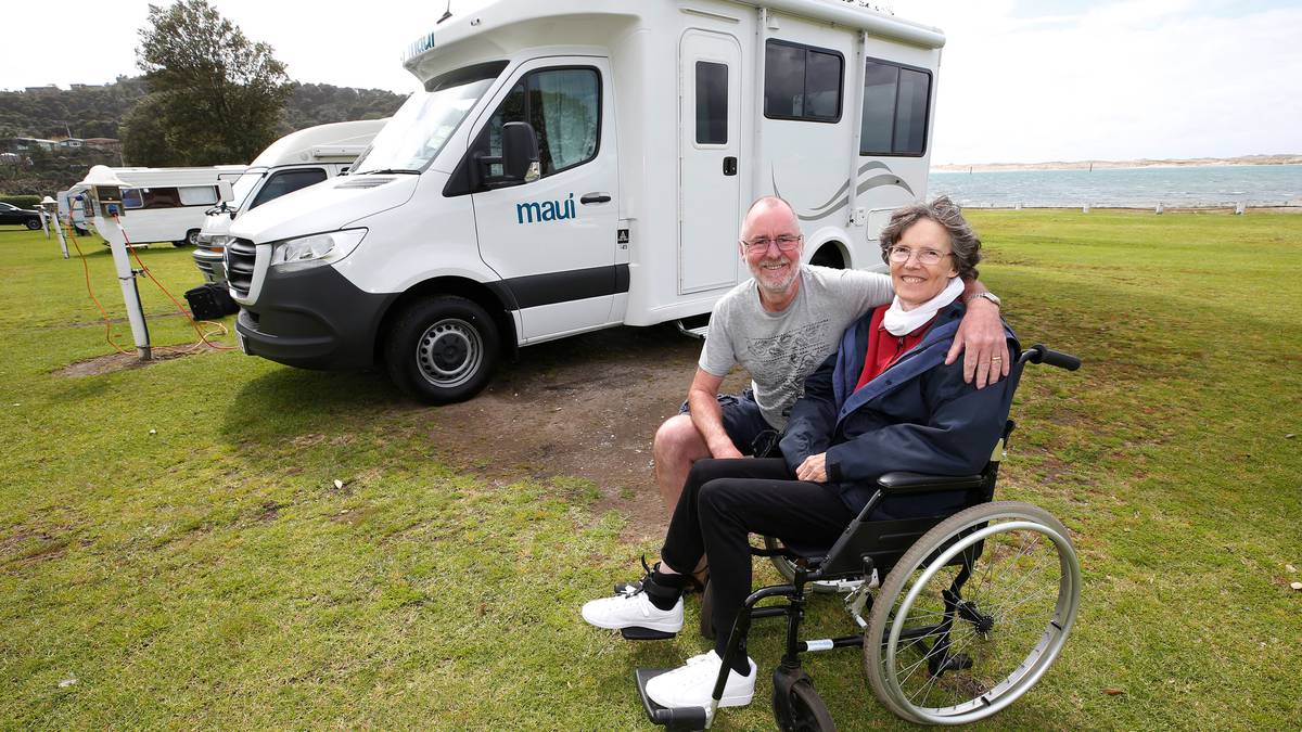 British couple locked down in Northland campground return to exact site two years later