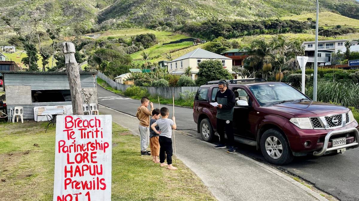 Ahipara occupation marks first anniversary as leader trespassed