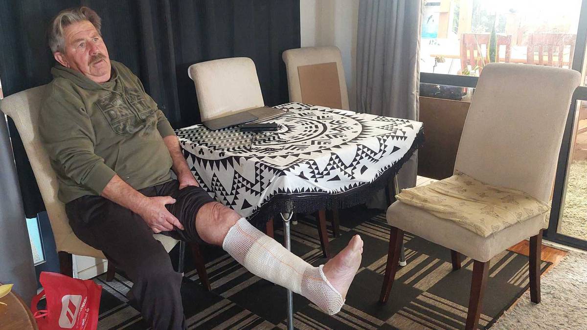 Awanui man says he’s lucky to be alive after near fatal dog attack