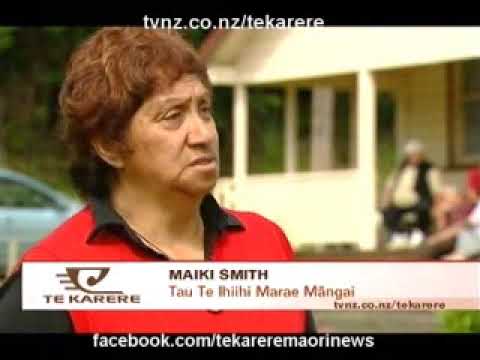 Tau ihi ihi Marae and Northland Council land dispute Te Karere Maori News TVNZ Nov 10 English version