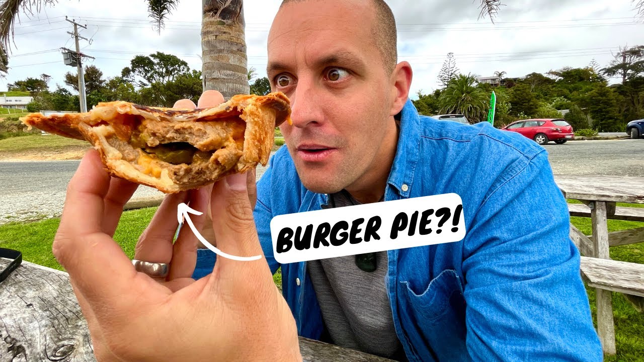 BURGER PIE?! + New Zealand's most famous fish and chip shop | Massive Northland food tour