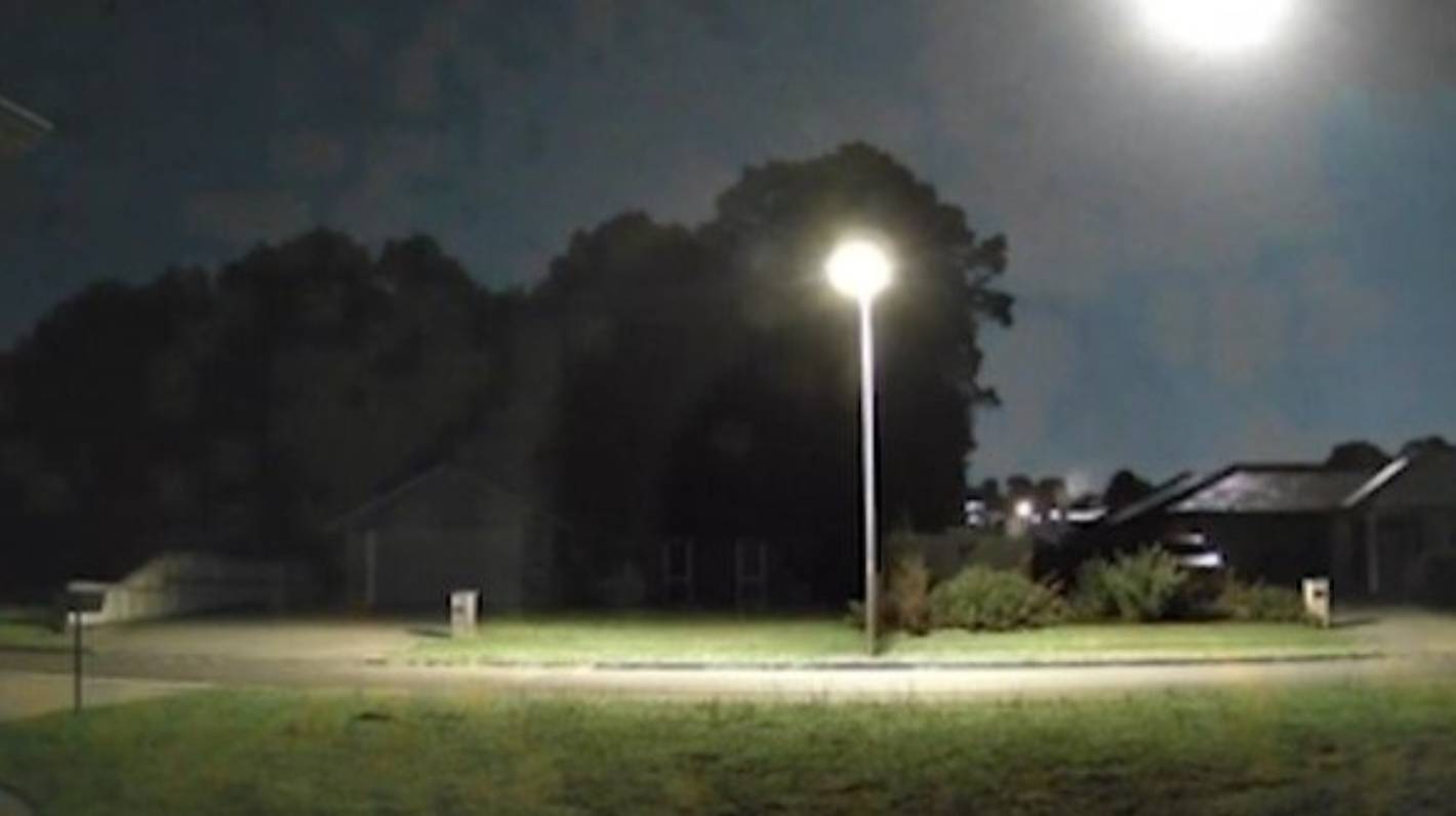 Watch: Security camera captures fireball soaring through Northland sky