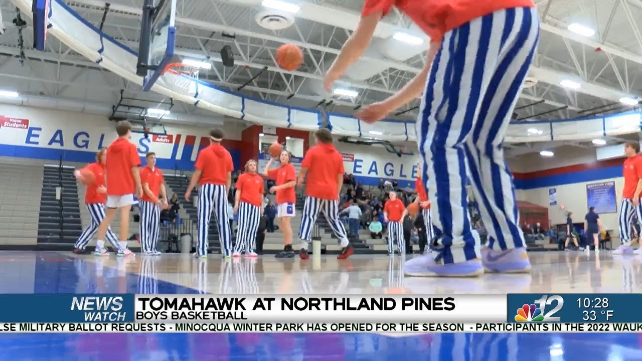 Tomahawk at Northland Pines Boys Basketball Highlights 12-2-22