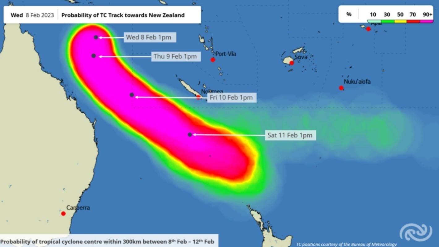 Cyclone Gabrielle to become category 2 storm this morning as it heads for NZ
