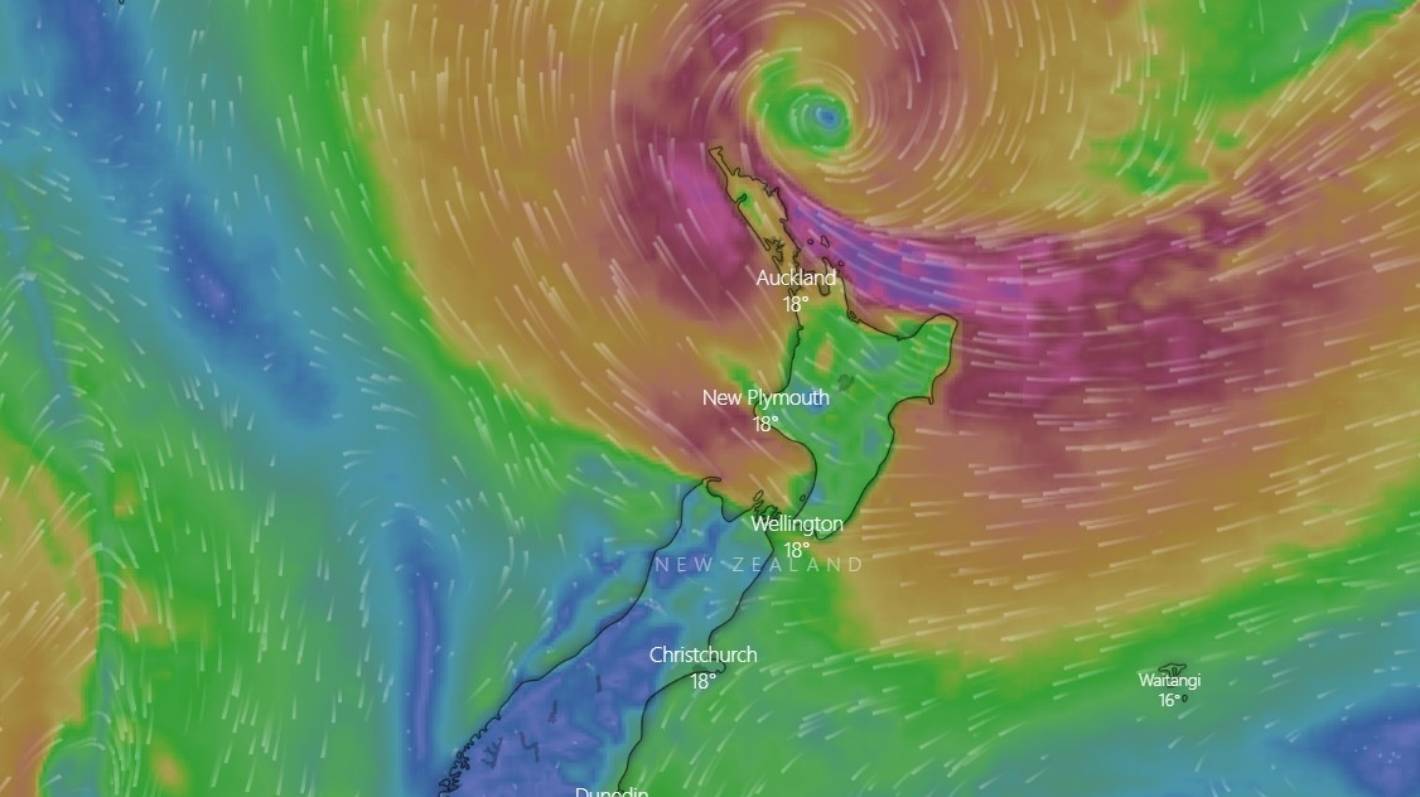 Cyclone Gabrielle to reach closest point to Auckland on Monday, tracking southeast