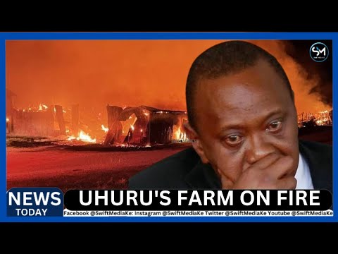 Breaking News: Uhuru Kenyatta Farm Northland City in Ruiru Bypass on Fire