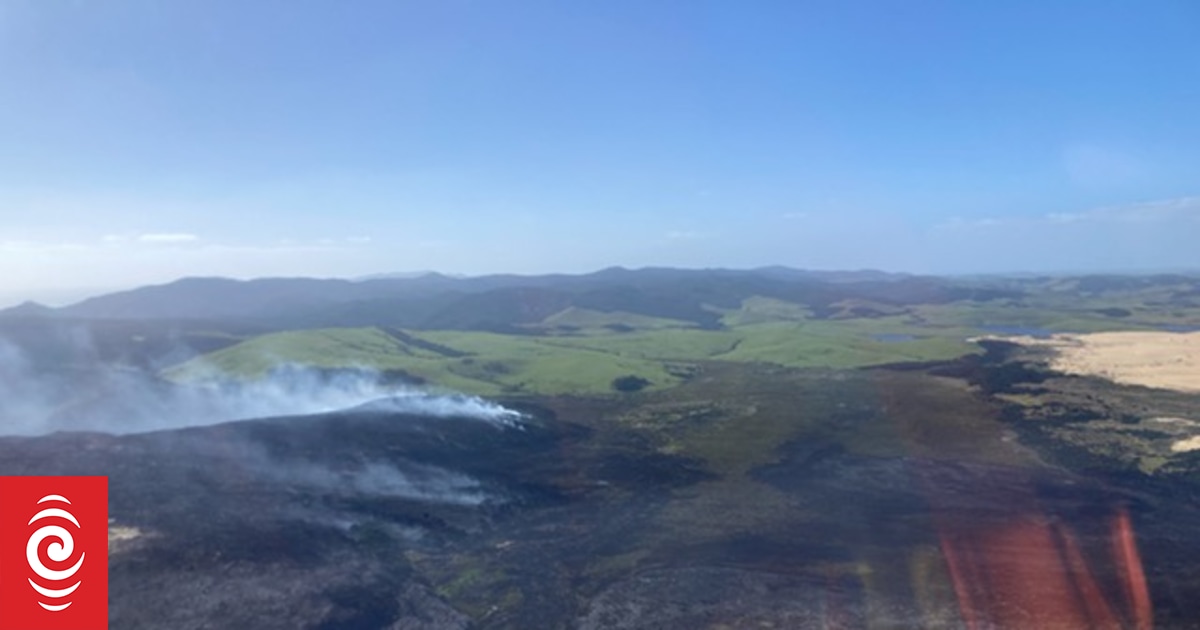 Blaze near Cape Reinga leads to plea for locals and visitors to be careful with fires