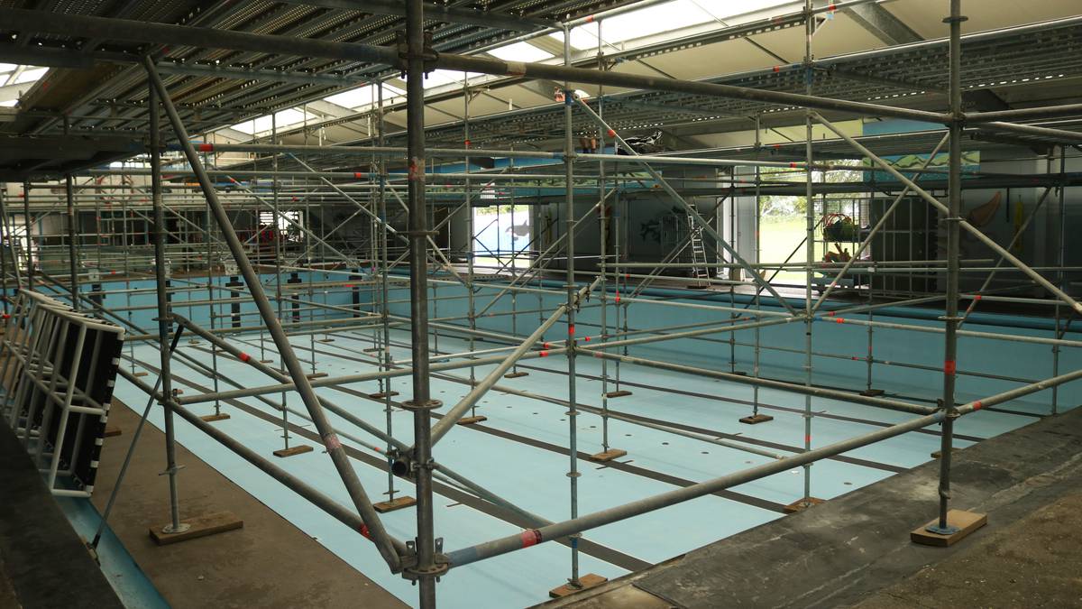 Repairs almost complete at Kawakawa pool after part of roof falls off, hits staff member