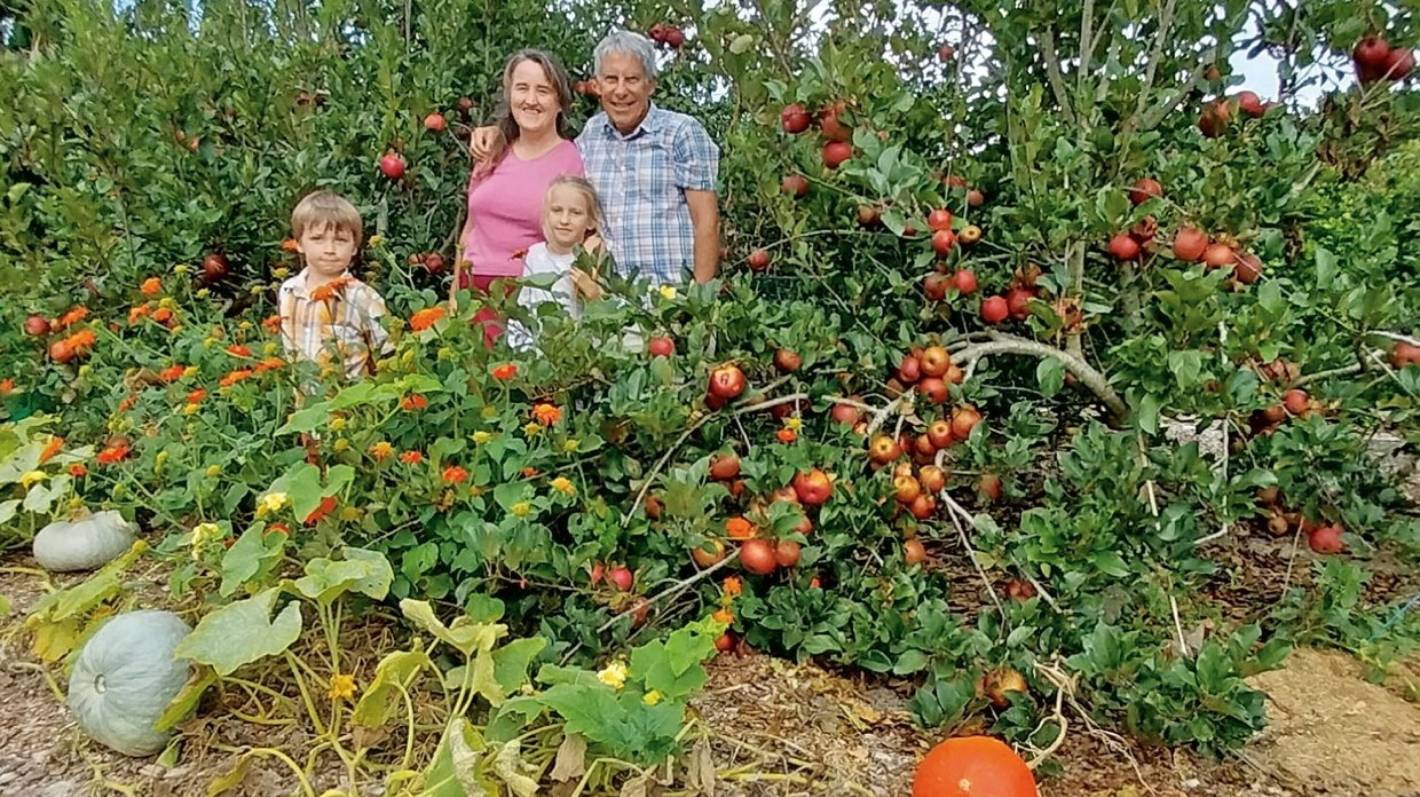 The Northland family whose food forest feeds – with 250 mostly edible plants – sustains them