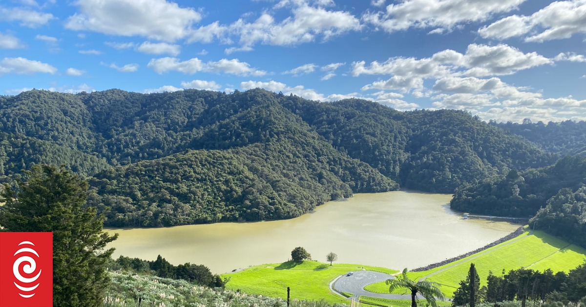 Whau Valley Dam emergency spillway threatened by 60-metre slip