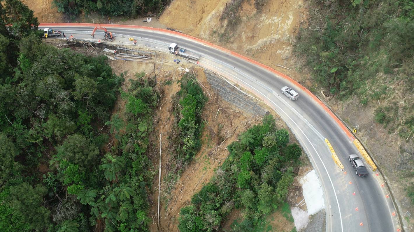 Another slip on SH1 in Northland as long-term solution remains unclear