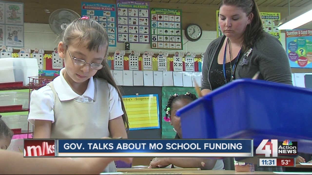 Gov. Nixon visits the Northland to announce new education funding