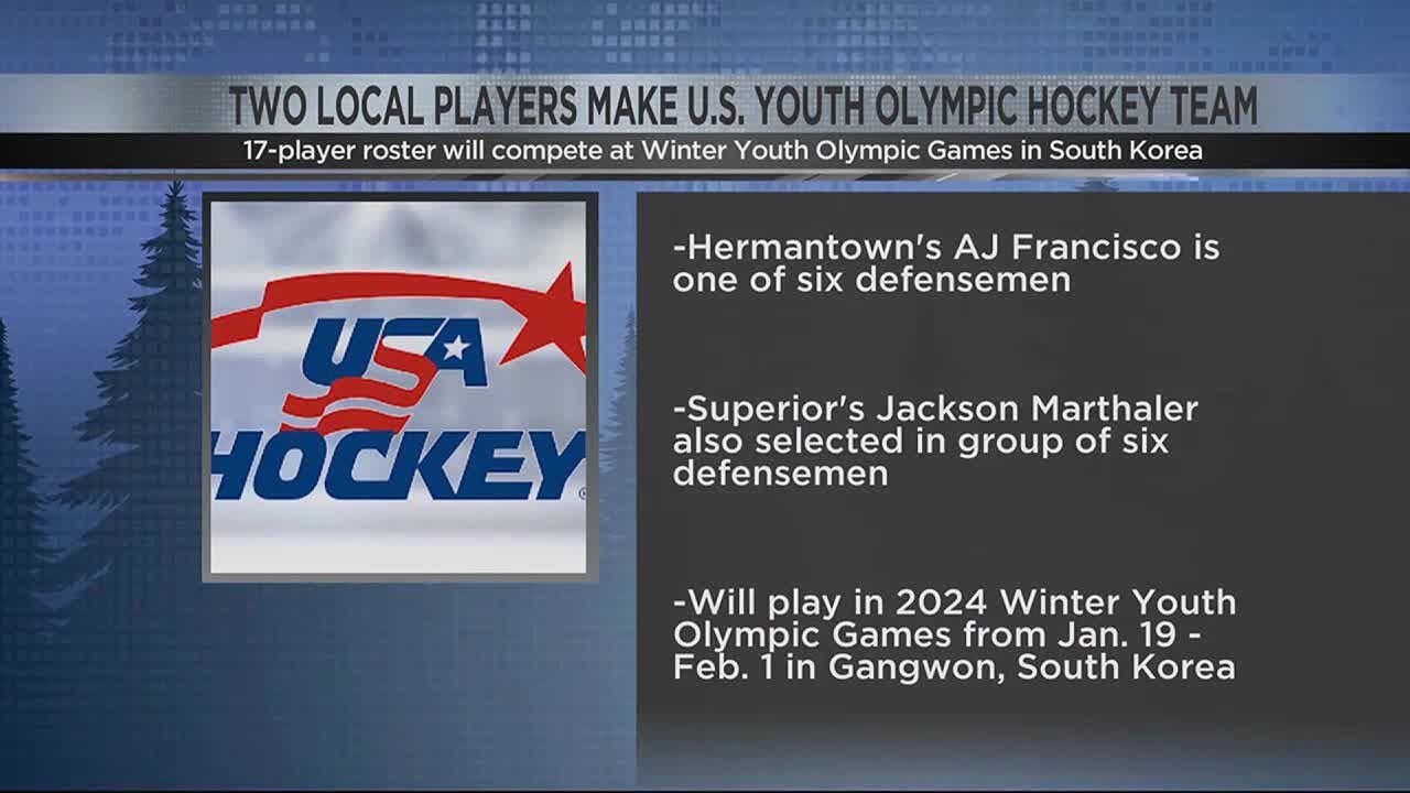 Two Northland hockey players will play for Team USA in Youth Olympics
