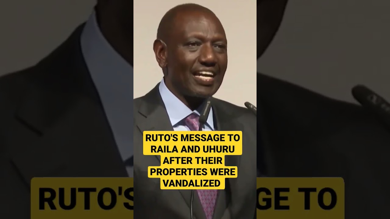 Ruto's message to Raila Odinga and Uhuru Kenyatta After Spectra and Northland Saga #viral