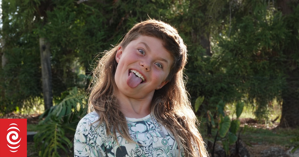 10-year-old boy winner of Aotearoa’s Next Top Mullet competition