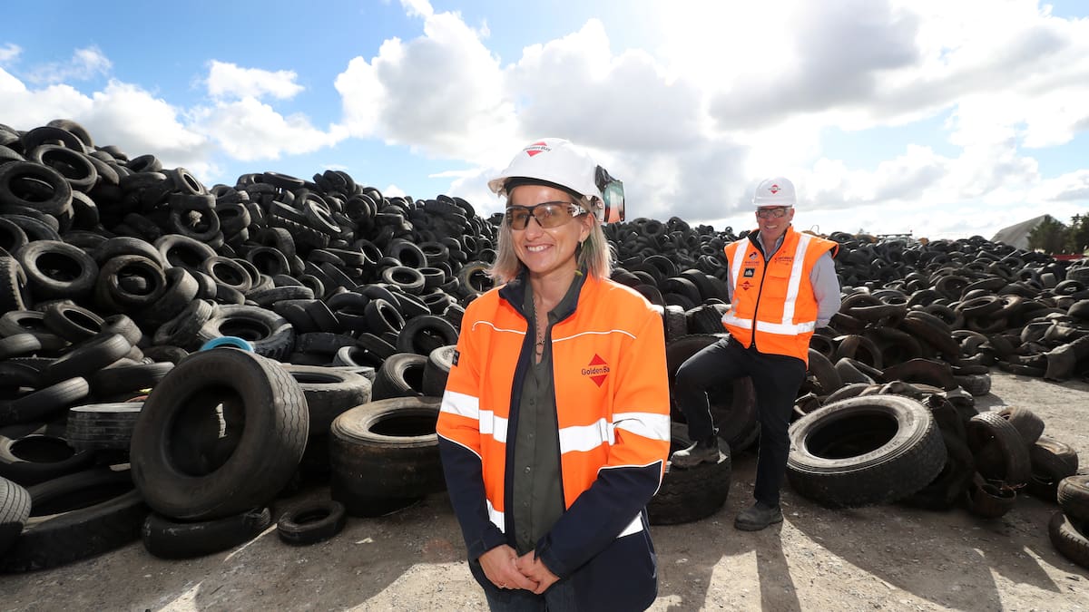 Golden Bay makes most of old tyres to replace coal in Northland cement making