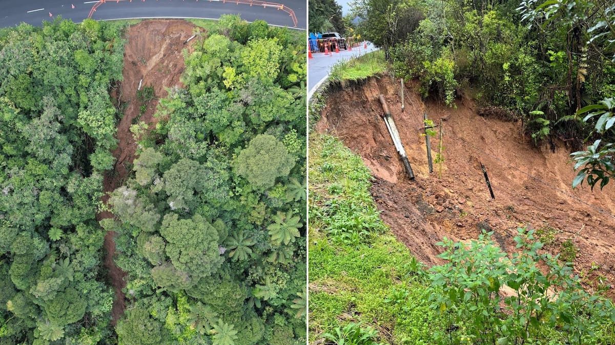 Mangamuka route on track to reopen before Christmas, despite new big slip