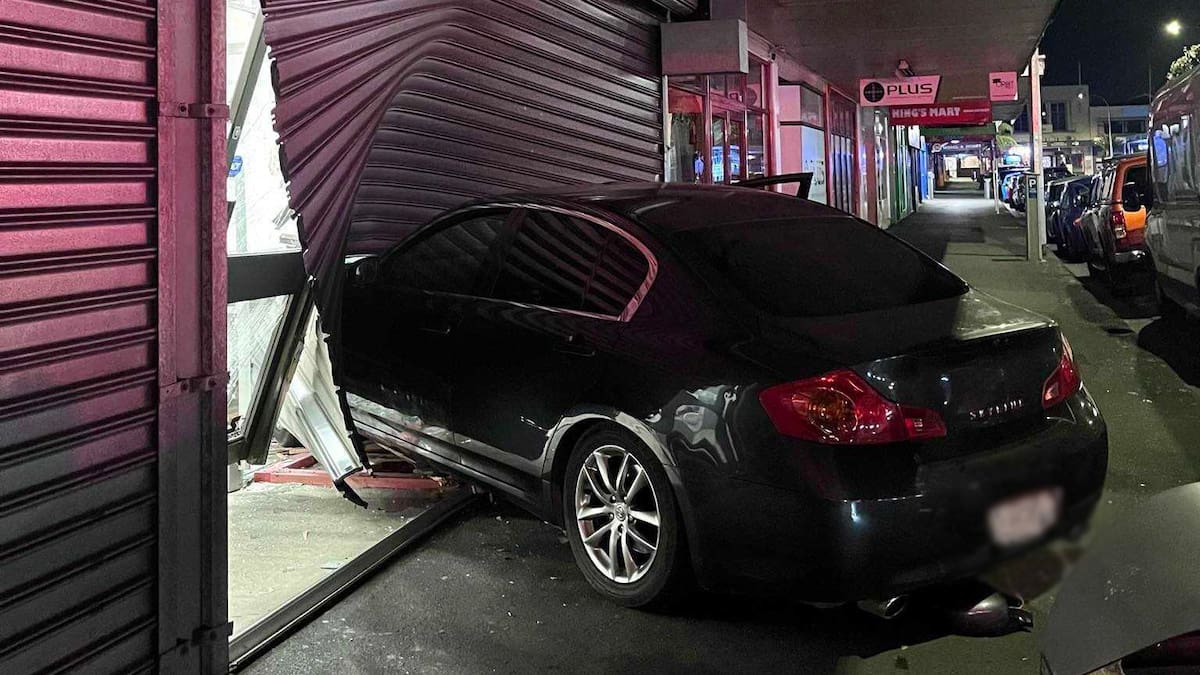 Whangārei Red Rat store damaged after 17-year-old loses control of car