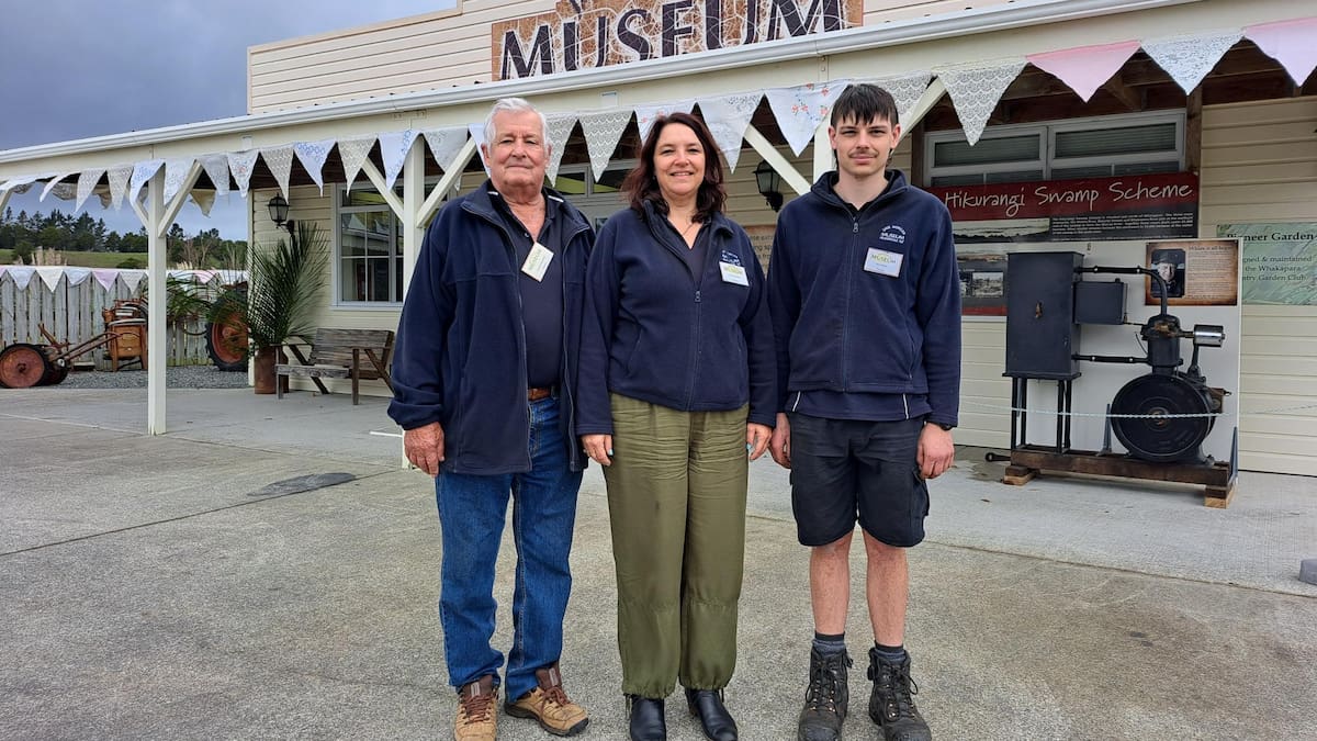 Family and volunteers celebrate revamped Jack Morgan Museum