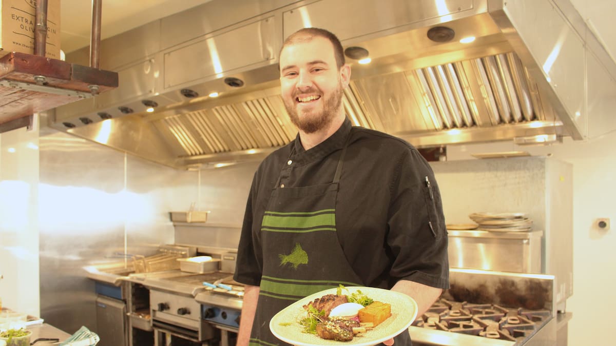 Whangārei chef Dean Thompson from Schnappa Rock Restaurant, one of New Zealand’s best