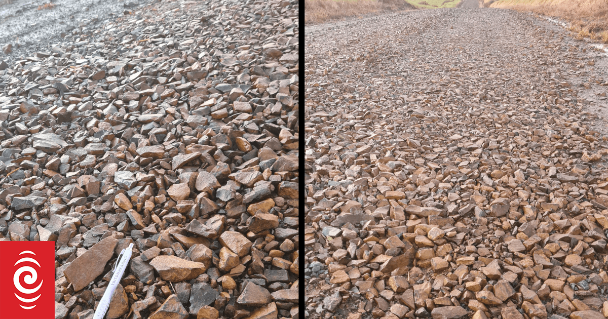 New metal on roads near Dargaville tearing up tyres, say locals