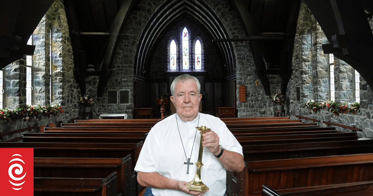 Historic candlestick returns to St Paul’s church in Paihia, Northland